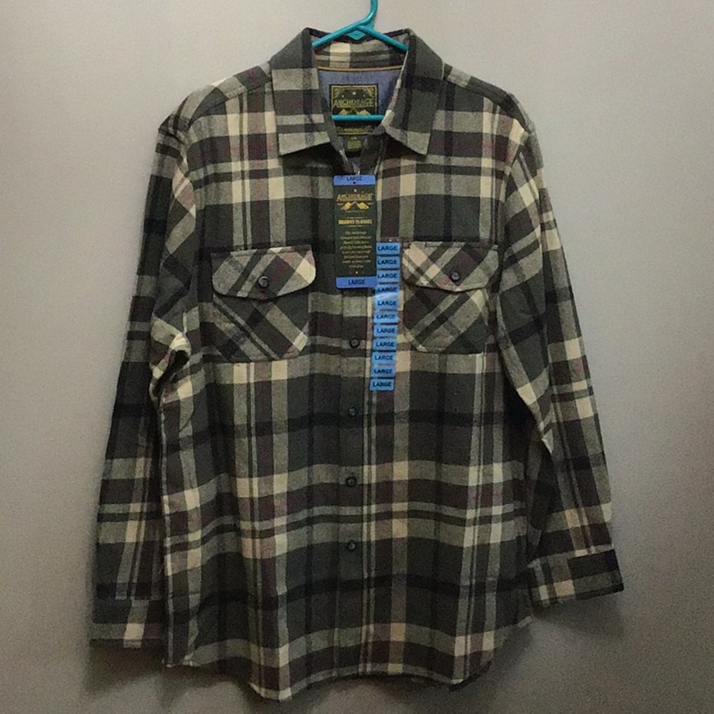 Anchorage Expedition Brand Plaid Button Down